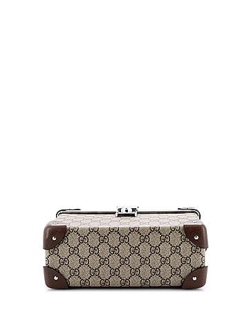 Gucci Bamboo Globe-Trotter Vanity Case GG Coated Canvas (view 2)