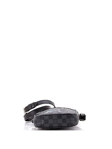 Louis Vuitton Danube Slim Bag Limited Edition Renaissance Map Damier Graphite PM (view 2)