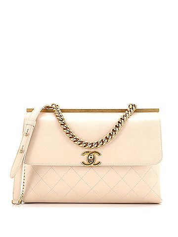 Chanel Coco Luxe Flap Bag Quilted Calfskin Medium (view 1)