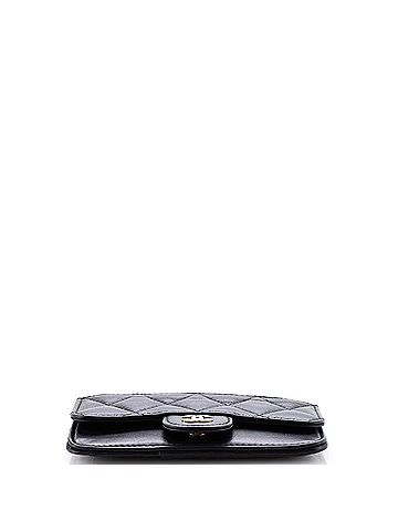 Chanel Flap Zip Card Holder Quilted Lambskin (view 2)