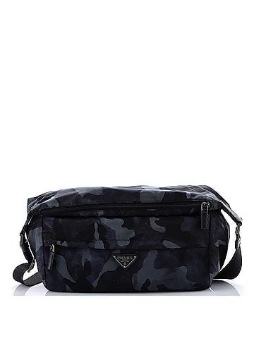 Prada Camouflage Convertible Pocket Belt Bag Tessuto Medium (view 1)