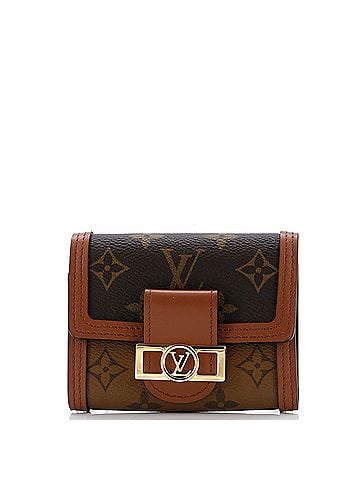 Louis Vuitton Dauphine Wallet Reverse Monogram Canvas Compact (view 1)