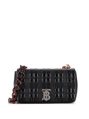 Burberry Lola Shoulder Bag Quilted Patent with Resin Small (view 1)