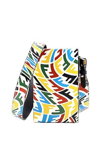 Fendi Vertical Box Crossbody Bag Vertigo Zucca Leather (view 1)