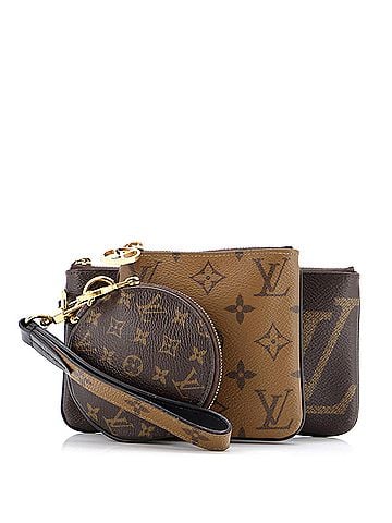 Louis Vuitton Trio Pouch Set Reverse Monogram Giant (view 1)