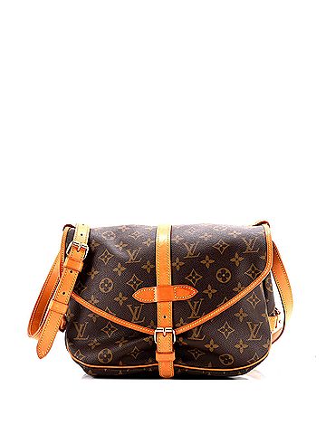 Louis Vuitton Saumur Handbag Monogram Canvas 30 (view 1)