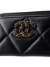 Chanel 100% Leather Black 19 Card Holder Quilted Leather One size - photo 6