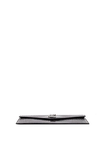 Saint Laurent Uptown Pouch Crocodile Embossed Leather (view 2)