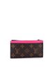 Louis Vuitton 100% Coatead Canvas Brown Pink Coin Card Holder Macassar Monogram Canvas One size - photo 3