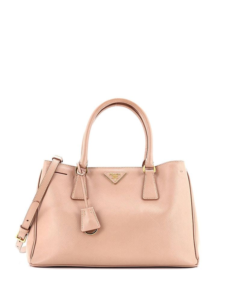 Prada 100% Leather Tan Lux Open Tote Saffiano Leather Medium One size - photo 1