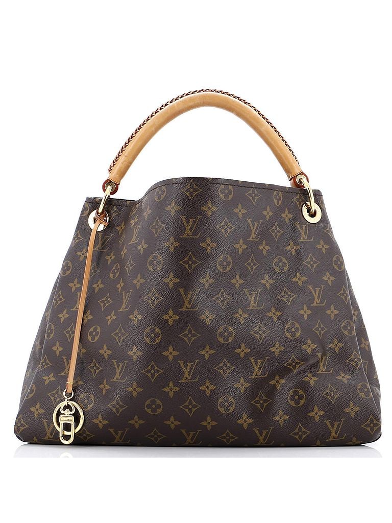 Louis Vuitton 100% Coatead Canvas Brown Artsy Handbag Monogram Canvas MM One size - photo 1