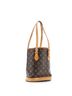 Louis Vuitton 100% Coatead Canvas Brown Petit Bucket Bag Monogram Canvas One size - photo 4