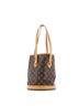 Louis Vuitton 100% Coatead Canvas Brown Petit Bucket Bag Monogram Canvas One size - photo 2