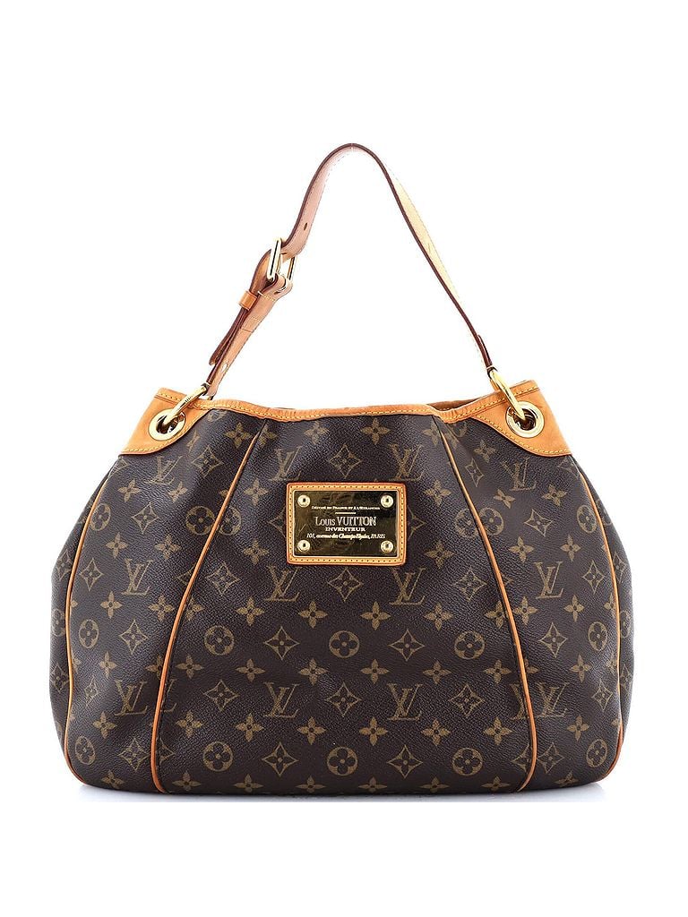 Louis Vuitton 100% Coatead Canvas Brown Galliera Handbag Monogram Canvas PM One size - photo 1