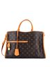 Louis Vuitton Brown Orange Popincourt NM Handbag Monogram Canvas with Leather MM One size - photo 1