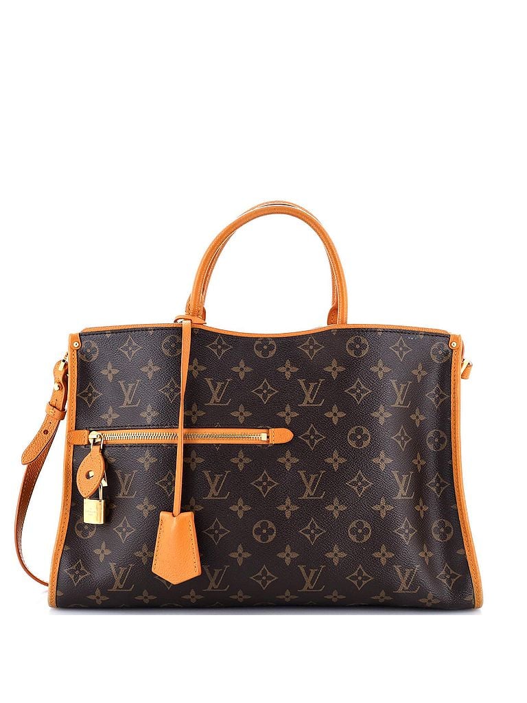 Louis Vuitton Brown Orange Popincourt NM Handbag Monogram Canvas with Leather MM One size - photo 1
