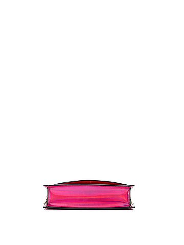 Christian Louboutin Loubi54 Chain Clutch Metallic Leather (view 2)