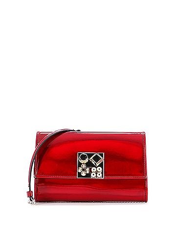 Christian Louboutin Carasky Chain Clutch Leather (view 1)