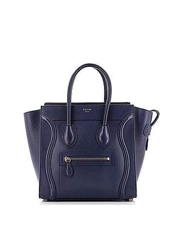 Céline Luggage Bag Smooth Leather Mini (view 1)
