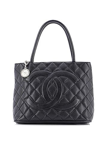 Chanel Medallion Tote Quilted Caviar (view 1)