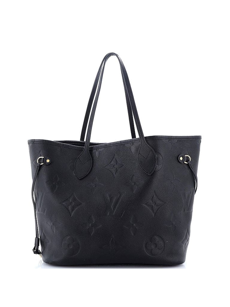 Louis Vuitton 100% Leather Black Neverfull NM Tote Monogram Empreinte Giant MM One size - photo 1