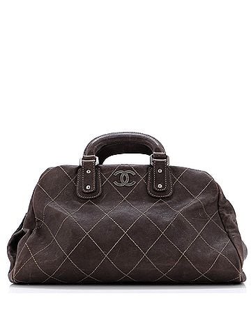 Chanel Outdoor Ligne Doctor Bag Quilted Caviar Large (view 1)