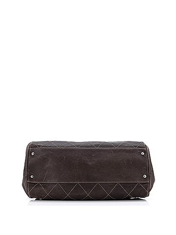 Chanel Outdoor Ligne Doctor Bag Quilted Caviar Large (view 2)
