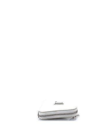 Prada Triangle Pouch Bag with Chain Brushed Leather Mini (view 2)