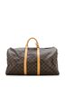 Louis Vuitton 100% Coatead Canvas Brown Keepall Bandouliere Bag Monogram Canvas 55 One size - photo 4