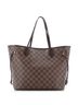 Louis Vuitton 100% Coatead Canvas Brown Neverfull Tote Damier MM One size - photo 1