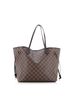 Louis Vuitton 100% Coatead Canvas Brown Neverfull Tote Damier MM One size - photo 4