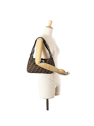 Fendi Zucca Canvas Shoulder Bag (view 2)