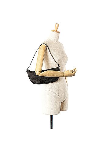 Fendi Zucchino Canvas Shoulder Bag (view 2)