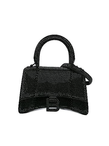 Balenciaga XS Rhinestone Hourglass Satchel (view 1)
