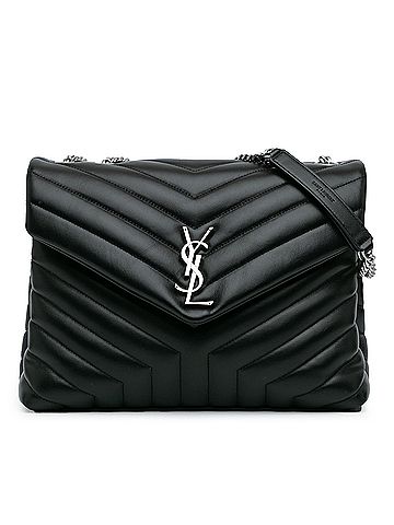 Saint Laurent Medium Matelasse Leather LouLou Shoulder Bag (view 1)