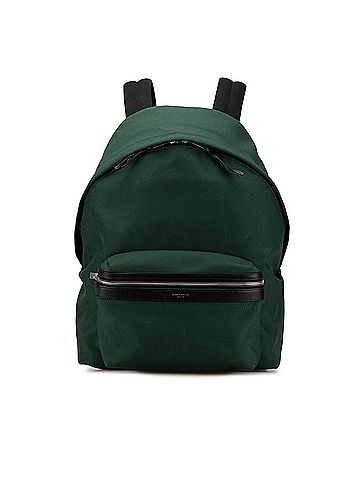 Saint Laurent Canvas City Backpack (view 1)