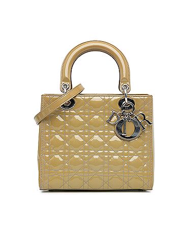 Dior Medium Patent Cannage Lady Dior (view 1)