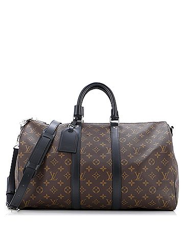 Louis Vuitton Keepall Bandouliere Bag Macassar Monogram Canvas 45 (view 1)