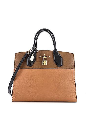 Louis Vuitton City Steamer Handbag Leather MM (view 1)