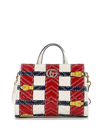 Gucci GG Marmont Tote Trompe L'Oeil Matelasse Leather Small (view 1)