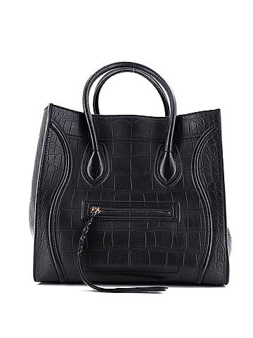 Céline Phantom Bag Crocodile Embossed Leather Medium (view 1)
