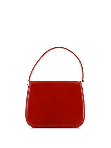 Salvatore Ferragamo 100% Leather Red New Frame Top Handle Bag Leather One size