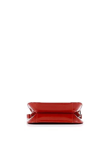 Salvatore Ferragamo 100% Leather Red New Frame Top Handle Bag Leather One size