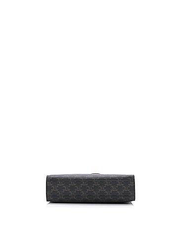 Céline Vertical Cabas Tote Triomphe Coated Canvas Small (view 2)