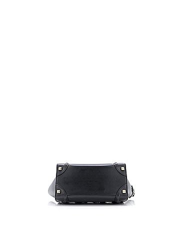 Céline Luggage Bag Smooth Leather Micro (view 2)