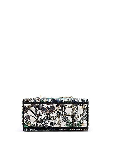 Christian Dior Lady D-Lite Bag Embroidered Canvas Medium (view 2)