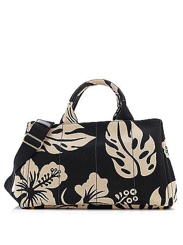 Prada Canapa Tote Printed Canvas Large (view 1)
