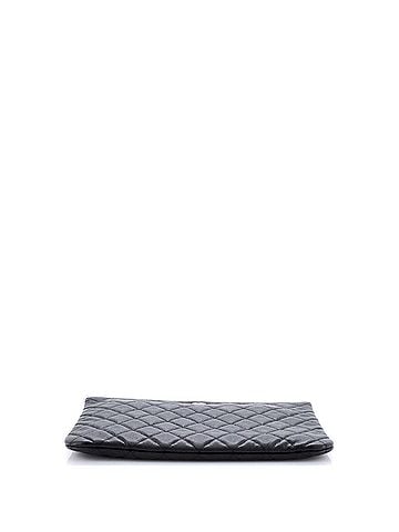 Chanel O Case Clutch Quilted Caviar Medium (view 2)