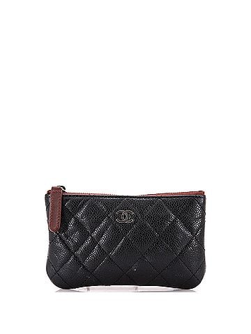Chanel Classic O Case Pouch Quilted Caviar Mini (view 1)