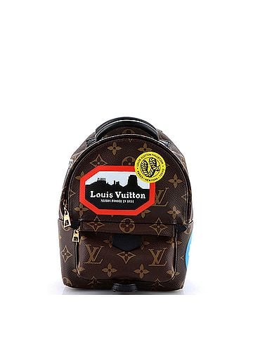 Louis Vuitton Palm Springs Backpack Limited Edition World Tour Monogram Canvas Mini (view 1)